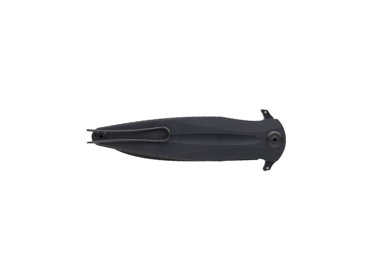 ANV Z400 BB Sleipner DLC Dural nero ANVZ400-018, dettaglio manico Dural nero