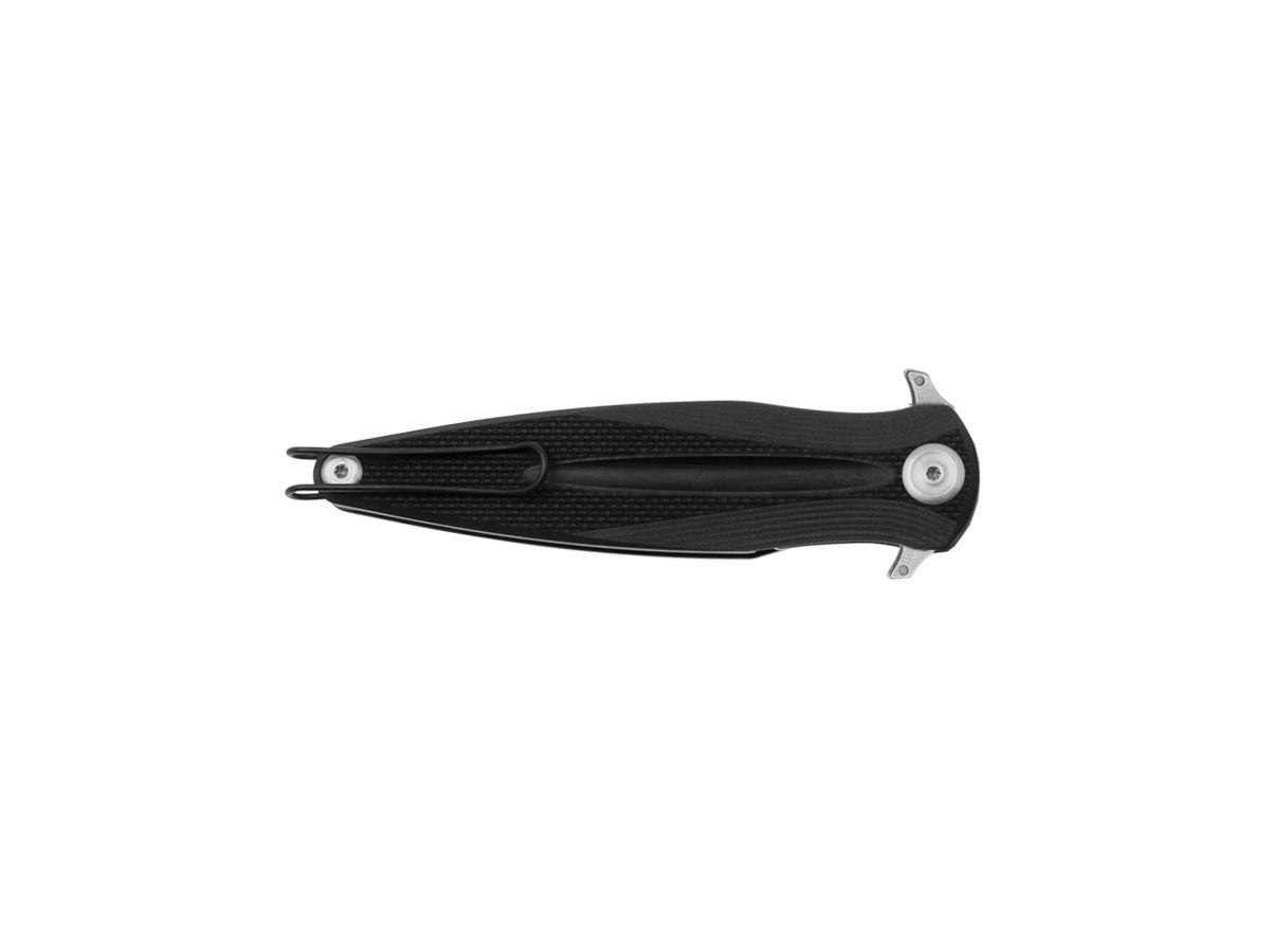 ANV Z400 BB Sleipner STW G10 nero ANVZ400-011, dettaglio manico G10 nero