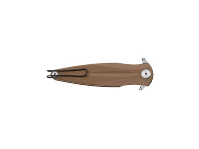 ANV Z400 BB Sleipner STW G10 coyote ANVZ400-012, dettaglio manico G10 coyote