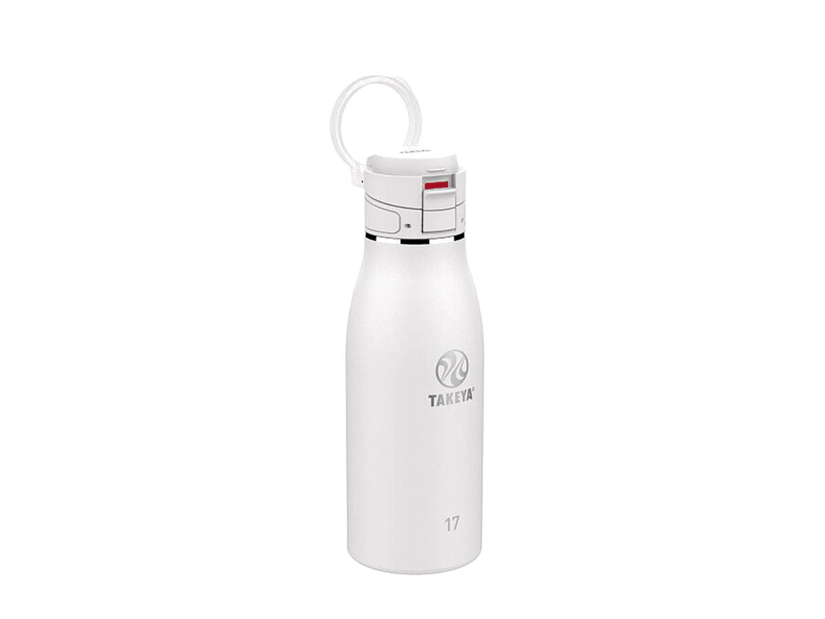 Bottiglia Takeya Actives Traveler 503 ml colore Arctic con coperchio Fliplock a tenuta stagna