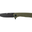 ANV Z100 BB Sleipner DLC G10 oliva ANVZ100-058, vista frontale