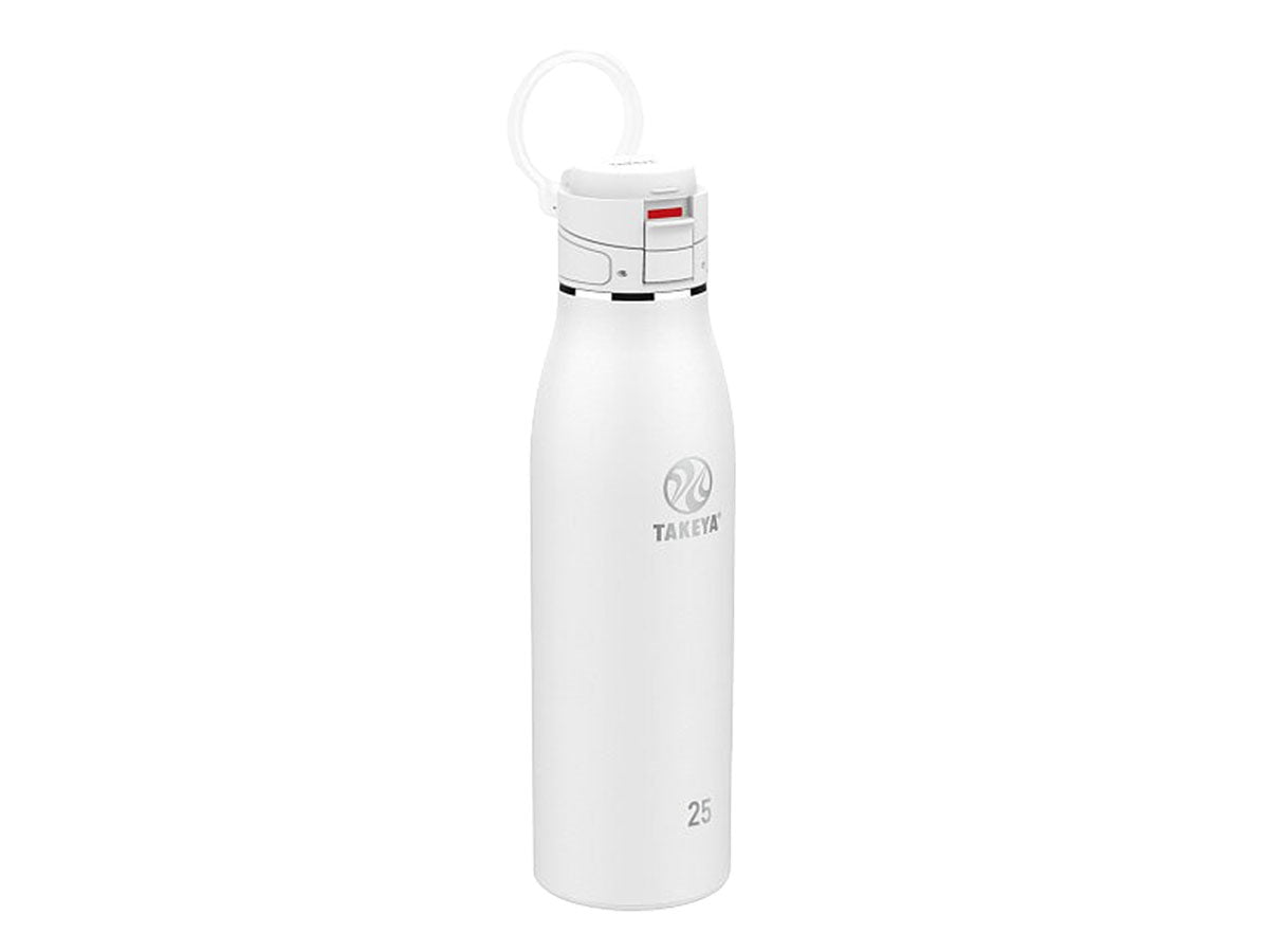 Bottiglia Takeya Actives Traveler 740 ml colore Arctic con coperchio Fliplock a tenuta stagna