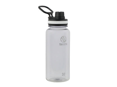 Bottiglia Takeya Tritan Spout 950 ml Clear, plastica BPA-free con beccuccio a tenuta e bocca larga