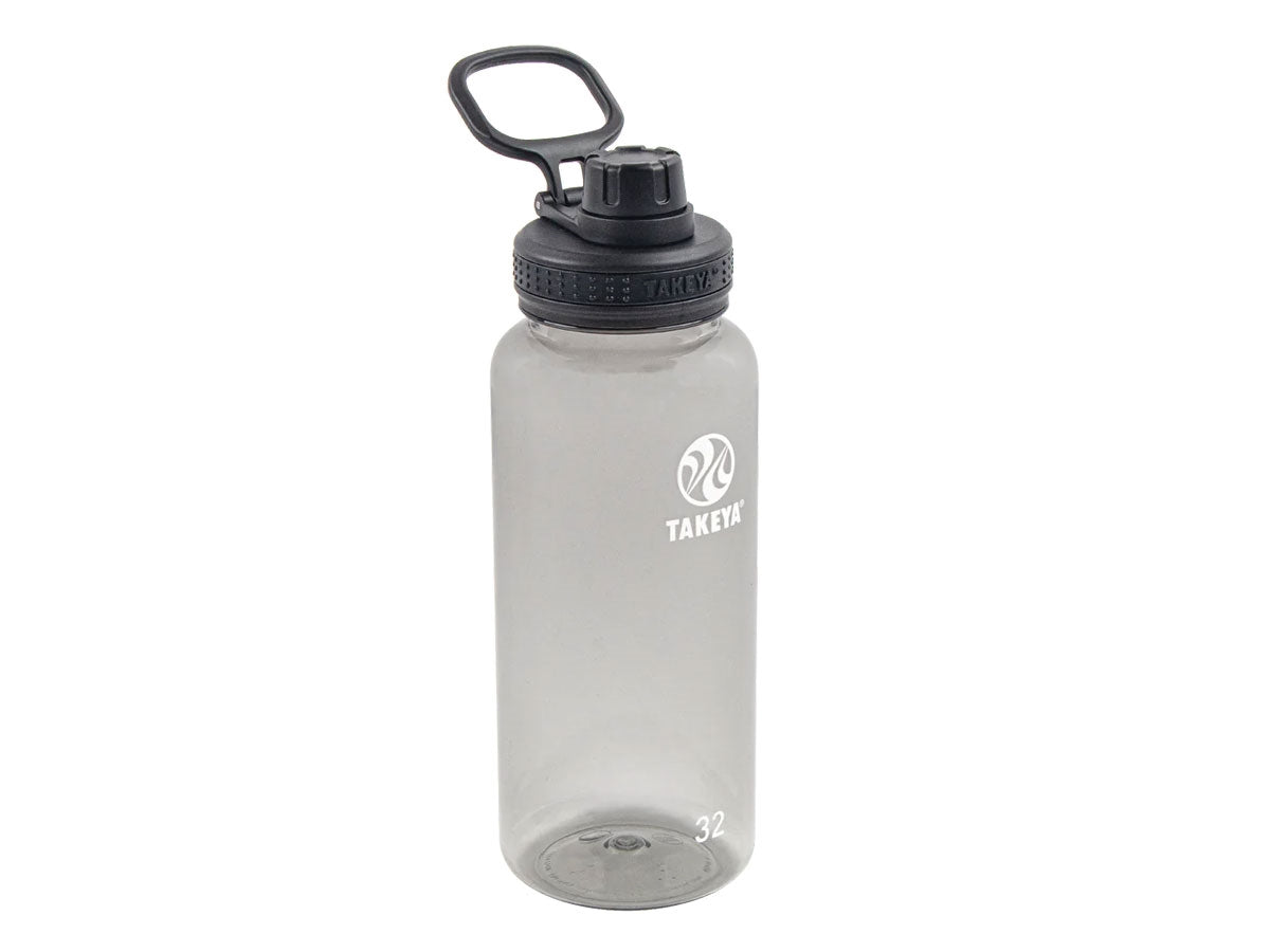 Bottiglia Takeya Tritan Spout 950 ml Stormy Black, plastica BPA-free con beccuccio a tenuta stagna