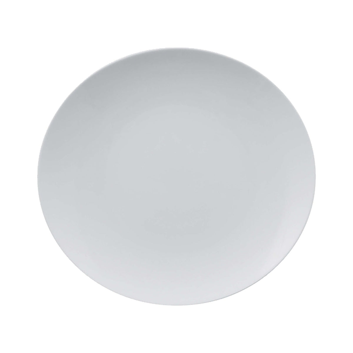 Gural Elips Ovale Piatto Piano in Porcellana Bianca 26 cm 12 Pezzi