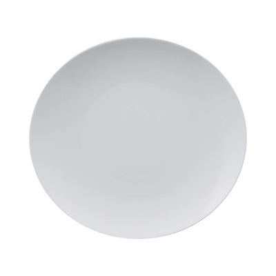 Gural Elips Ovale Piatto Piano in Porcellana Bianca 26 cm 12 Pezzi