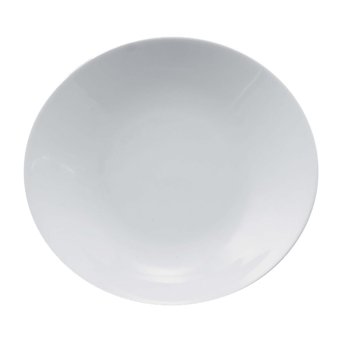 Gural Elips Piatto Fondo in Porcellana Bianca Ø 22 cm 12 Pezzi