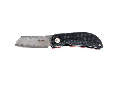 Mcusta Petit Black/Orange Micarta Damascus MC-211D