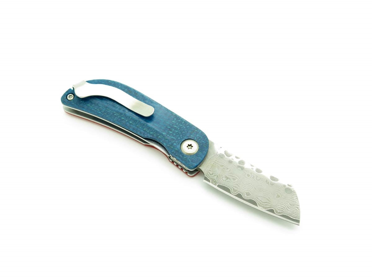 Mcusta Petit Orange/Blue Micarta Damascus MC-213D - foto 2