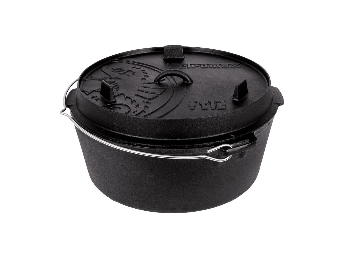 Petromax Dutch Oven FT12-T ghisa base piatta fornello di casa