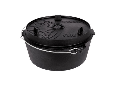 Petromax Dutch Oven FT12-T ghisa base piatta fornello di casa