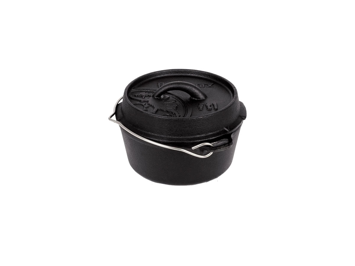 Petromax Dutch Oven FT1-T ghisa base piatta fornello di casa