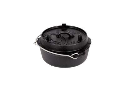 Petromax Dutch Oven FT3-T ghisa base piatta fornello di casa