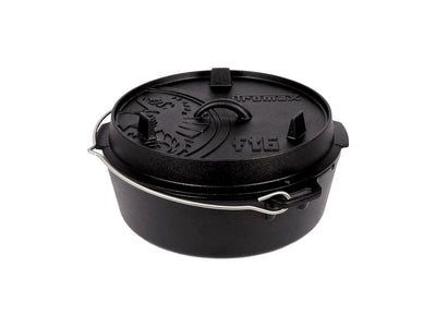 Petromax Dutch Oven FT6-T ghisa base piatta fornello di casa