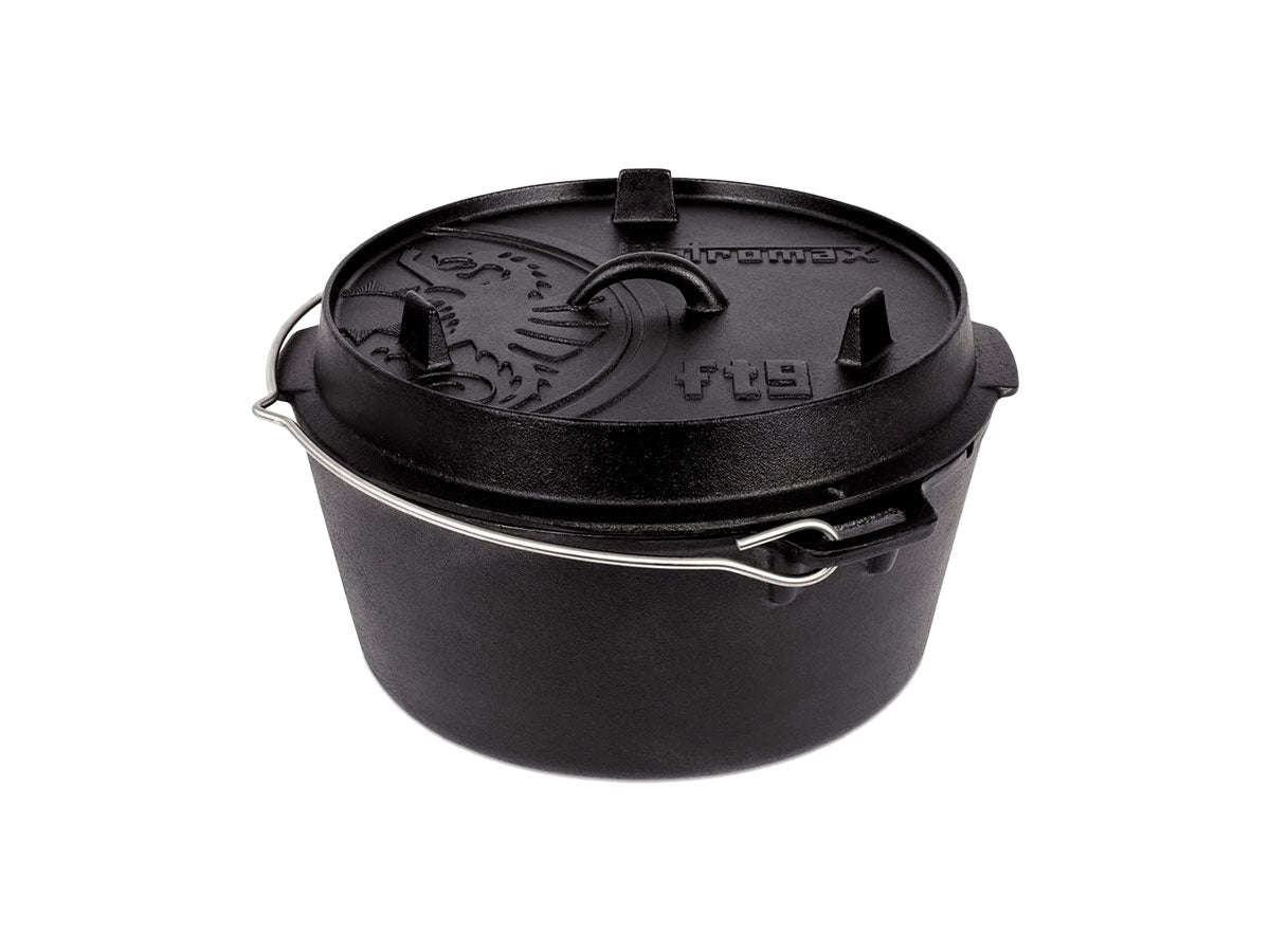 Petromax Dutch Oven FT9-T ghisa base piatta fornello di casa