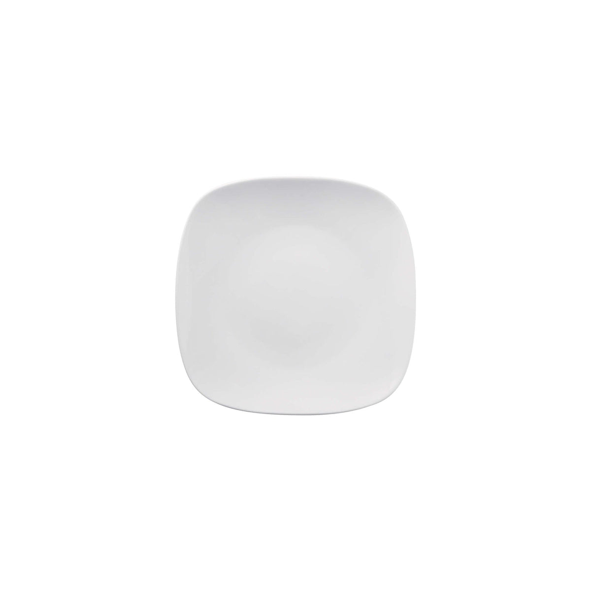Gural Mimoza Piatto Pane Quadrato Porcellana Bianca cm 16x16 12 Pezzi