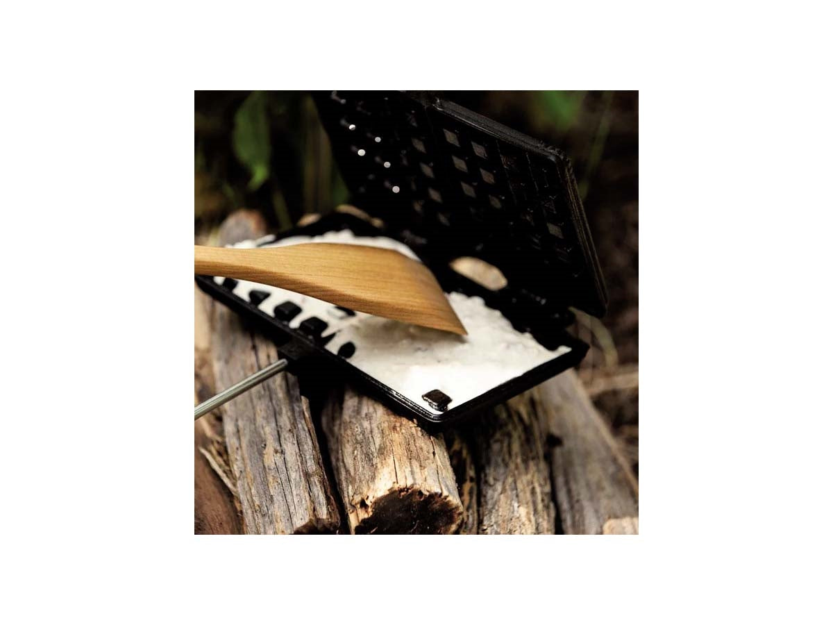 Petromax Waffle Iron WF-IRON piastra ghisa 2 waffle 9x11cm cottura