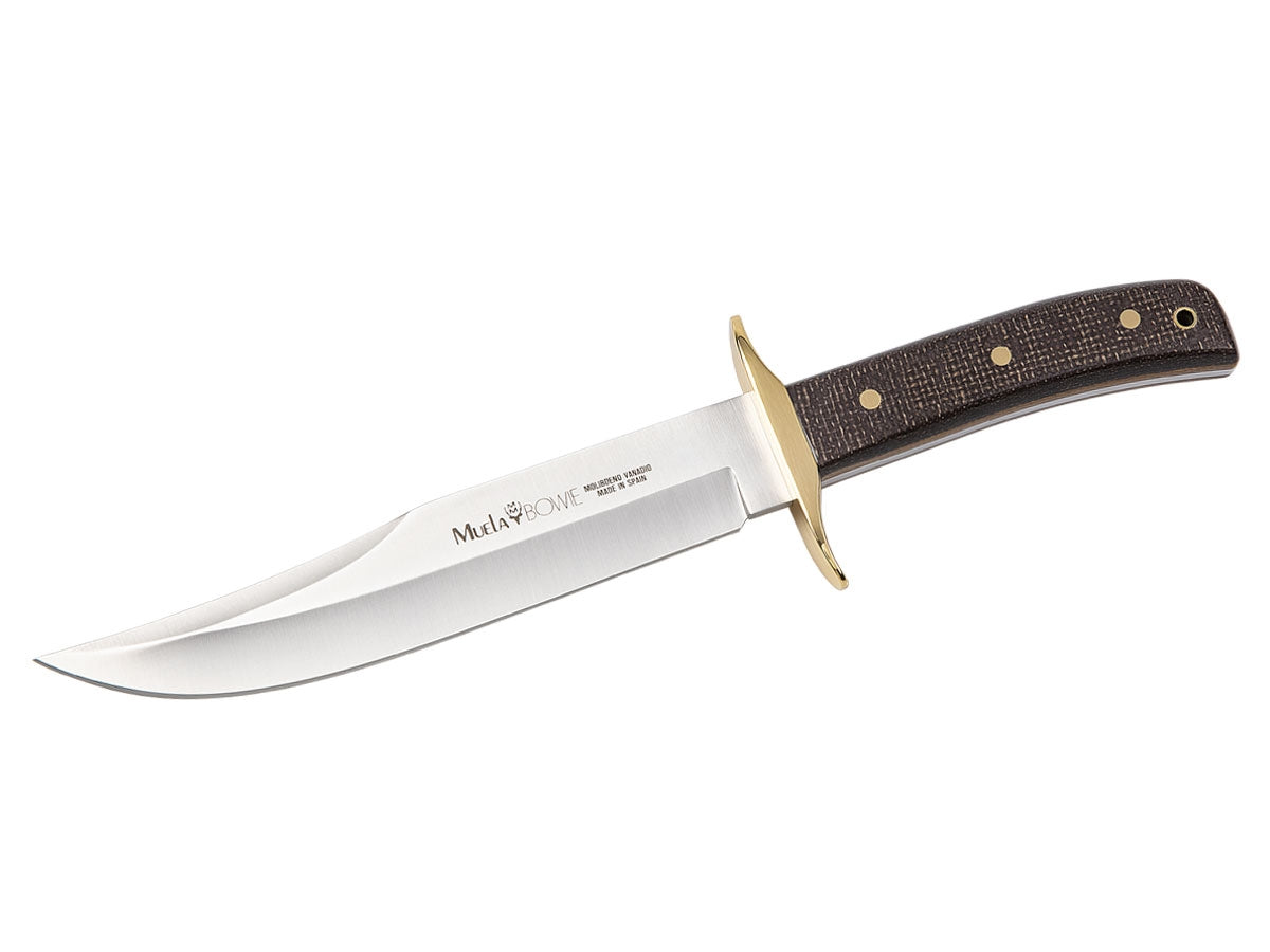 Muela Bowie Micarta Yuta Brown BW-CLASSIC-19M