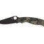 Spyderco Military 2 G-10 Camo Black Blade Plain C36GPCMOBK2