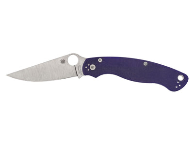 Spyderco Military 2 C36GPDBL2 lama CPM S110V alto vanadio, manico G-10 blu scuro, Compression Lock