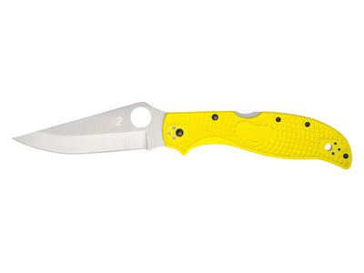 Spyderco Stretch 2 XL Salt C258PYL lama acciaio anticorrosione serie Salt, manico FRN giallo alta visibilità