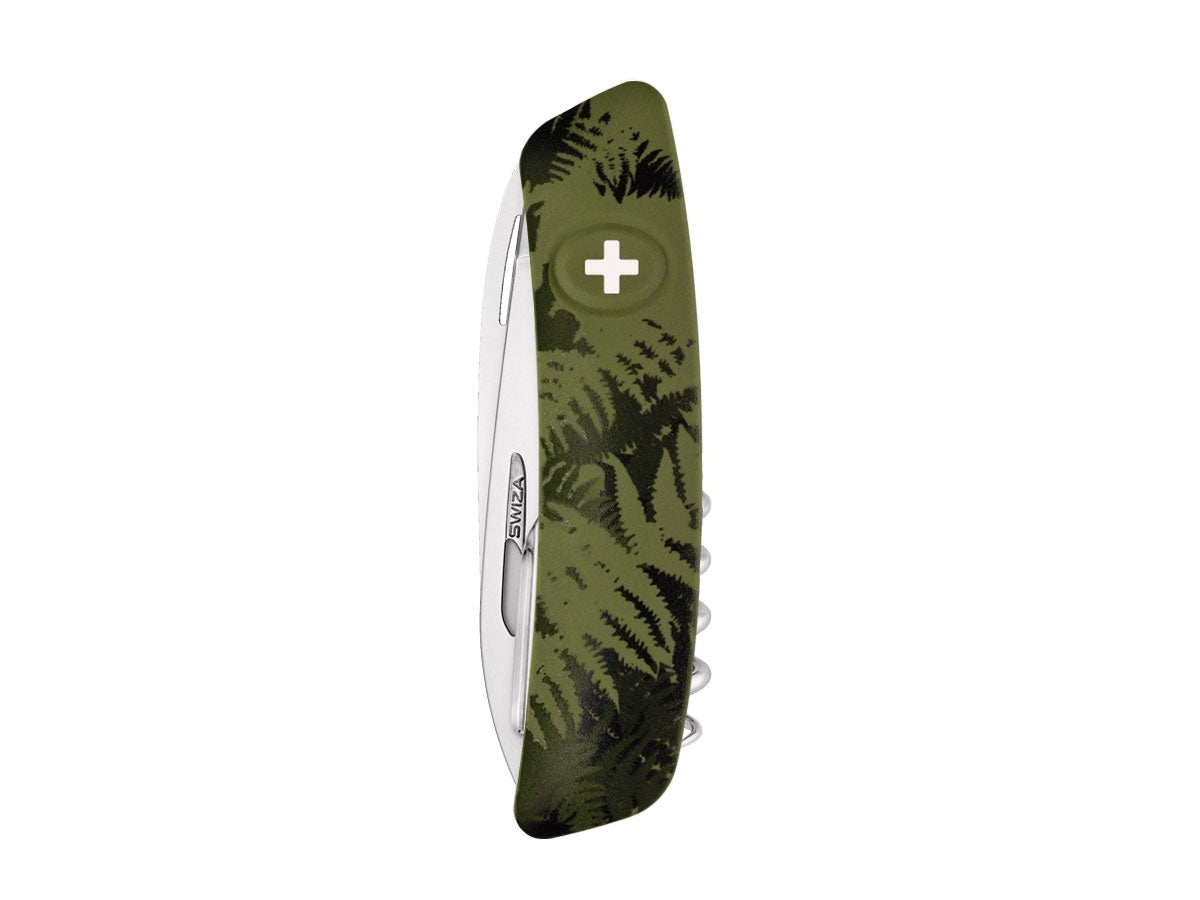 Swiza C07 Camouflage Scissors Olive Fern (KNI.0110.2050) - foto 3