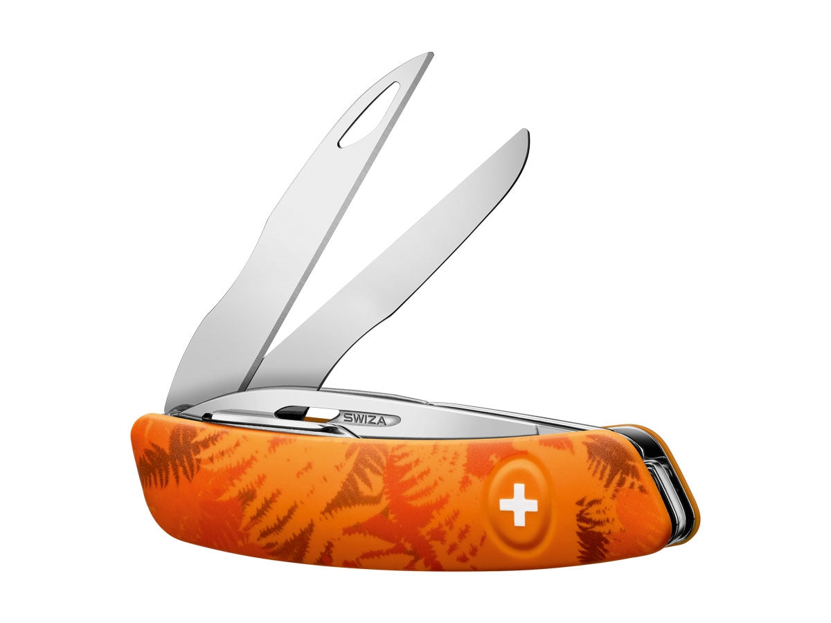 Swiza C07 Camouflage Scissors Orange Fern (KNI.0110.2060) - foto 4