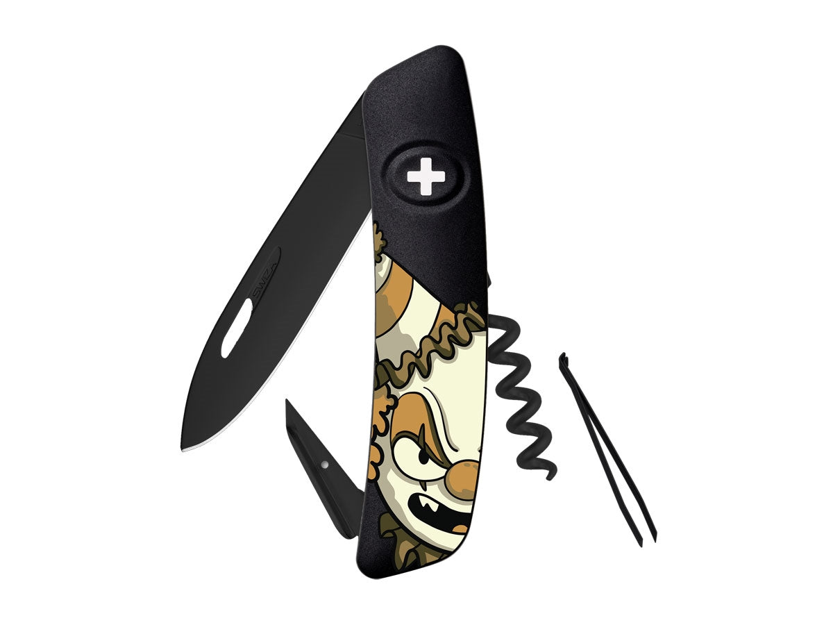 Swiza D01 Ab Halloween Clown Black (KNI.0013.H009)
