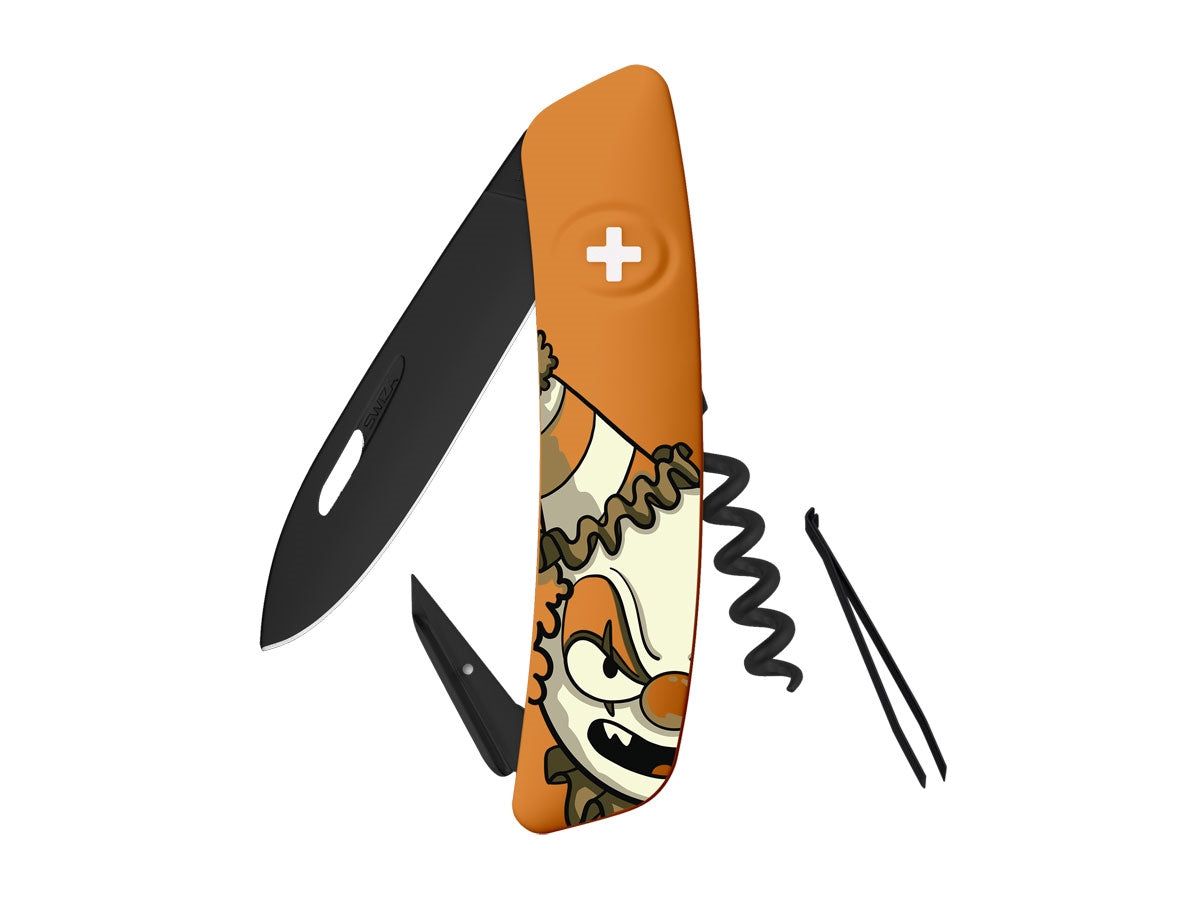 Swiza D01 Ab Halloween Clown Orange (KNI.0013.H010)