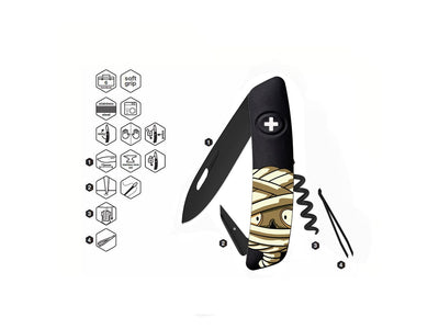Swiza D01 Ab Halloween Mummy Black (KNI.0013.H005) - foto 2