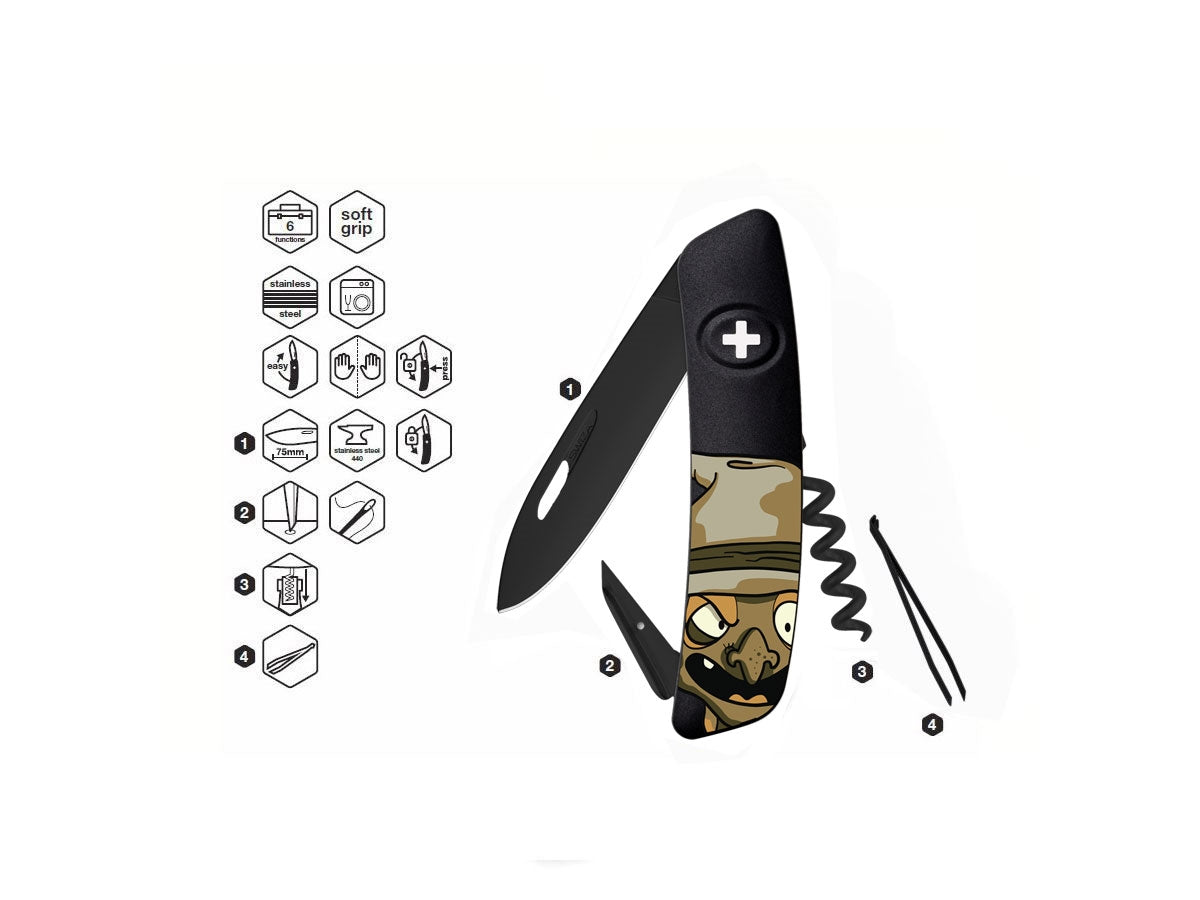 Swiza D01 Ab Halloween Witch Black (KNI.0013.H007) - foto 2
