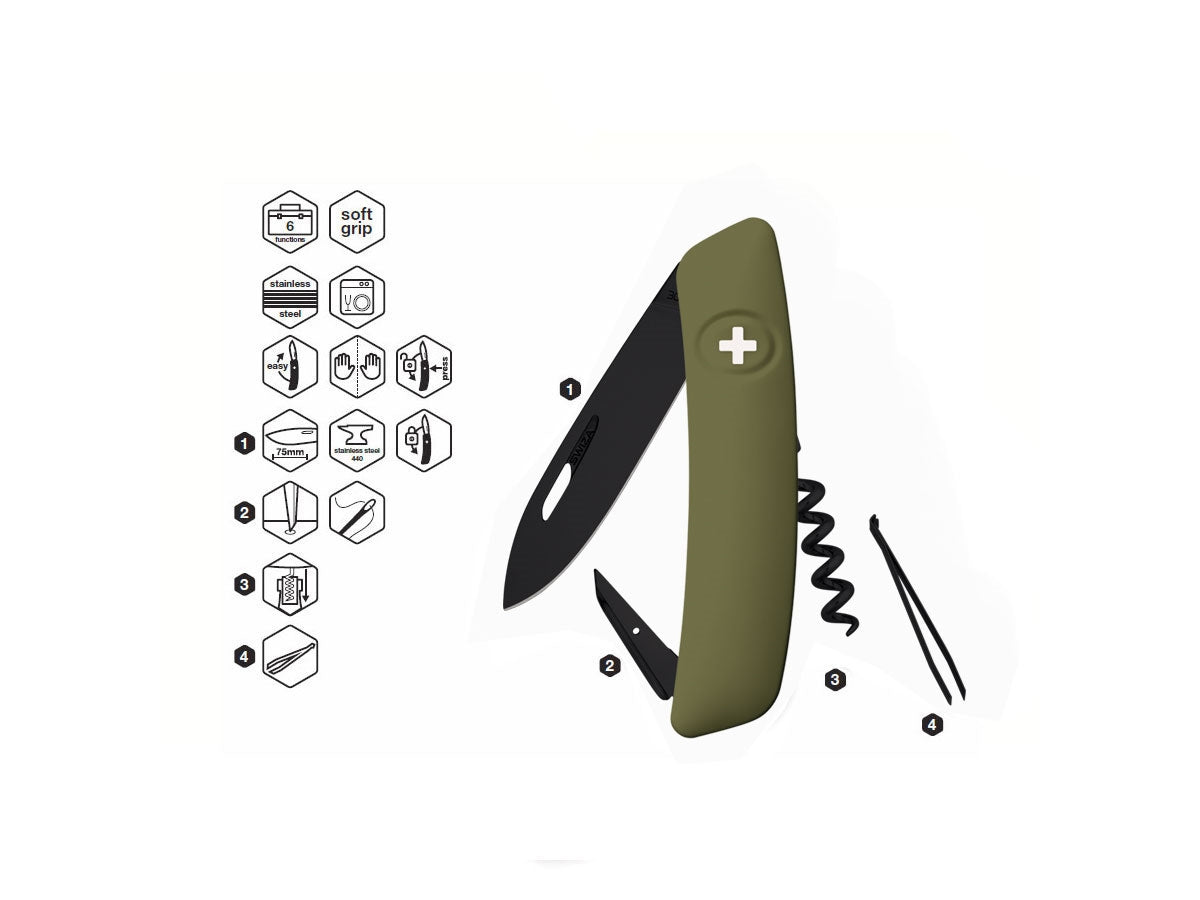 Swiza D01 Ab Olive (KNI.0013.1050) - foto 2