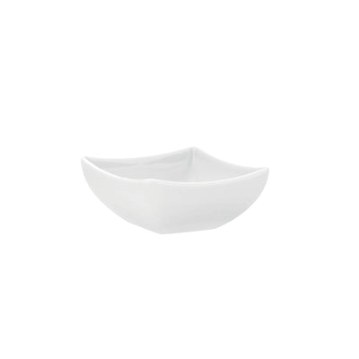 Coppetta Quadrata Appetizer in Porcellana Bianca cm 7,5x7,5 H 3 12 Pezzi