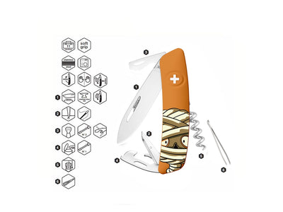 Swiza D03 Halloween Mummy Orange (KNI.0030.H006) - foto 2