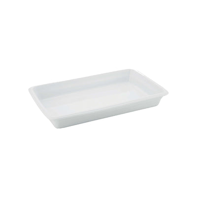 Pirofila Gastronorm GN 1/3 in Porcellana Bianca cm 32x17 H 6,5