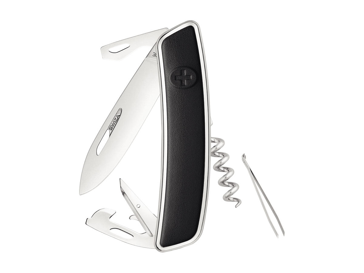 Swiza D03 Leather Black (KNI.0030.3010)