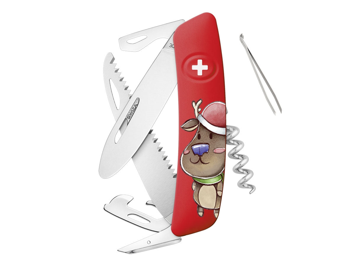 Swiza J06 Junior Christmas Reindeer Red (KNB.0061.X003)
