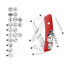 Swiza J06 Junior Christmas Snowman Red (KNB.0061.X002) - foto 2