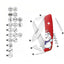 Swiza J06 Junior Christmas Teddy Bear Red (KNB.0061.X004) - foto 2