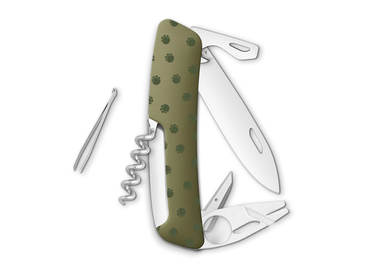 Swiza TT03 Tick Tool Wildlife Elephant Olive (KNI.0070.WO08) - foto 3