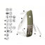 Swiza TT03 Tick Tool Wildlife Elephant Olive (KNI.0070.WO08) - foto 2