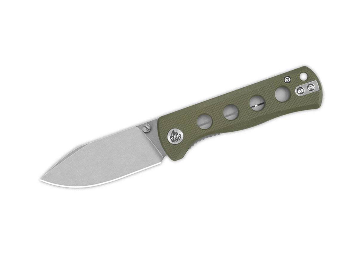 Qsp Canary Folder G-10 Stw QS150-F1 Olive Green