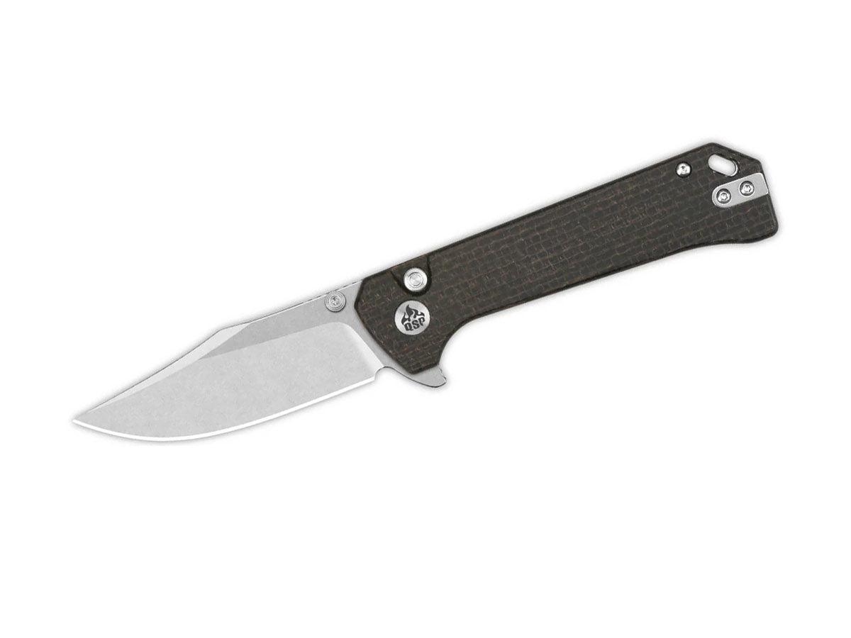 Qsp Grebe Micarta Stw QS147-A1 Dark Brown