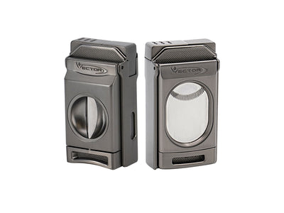 Vector Switch accendisigari dual jet gunmetal satin