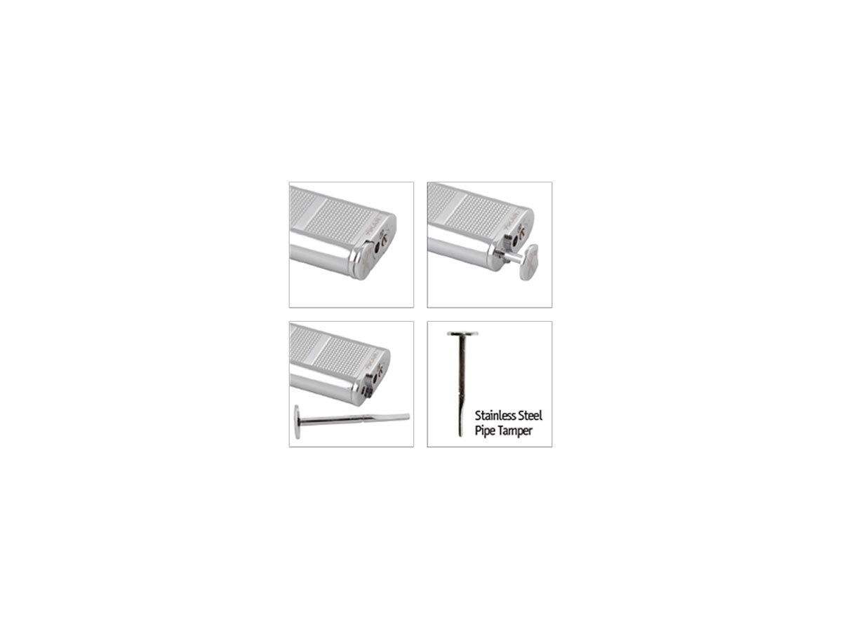 Xikar Accendino x Pipa Pipeline Flint (595CS) Chrome Silver - foto 3