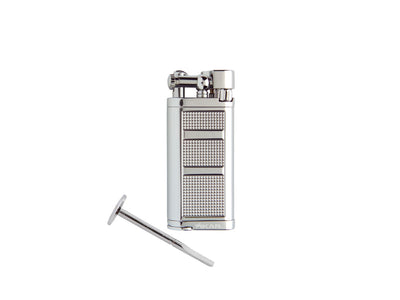 Xikar Accendino x Pipa Pipeline Flint (595CS) Chrome Silver