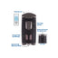 Xikar Accendisigari HP3 Inline Triple (573BK) Matte Black - foto 2