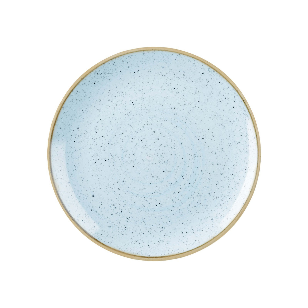 Churchill Stonecast Azzurro Puntinato Piatto Piano 26 cm 12 Pezzi