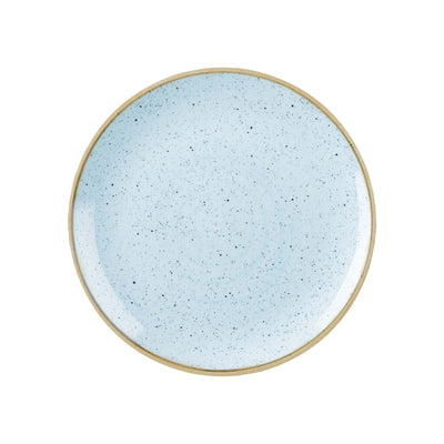 Churchill Stonecast Azzurro Puntinato Piatto Piano 26 cm 12 Pezzi