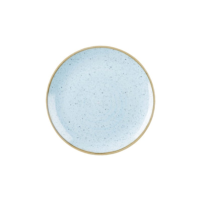 Churchill Stonecast Azzurro Puntinato Piatto Frutta 21,7 cm 12 Pezzi